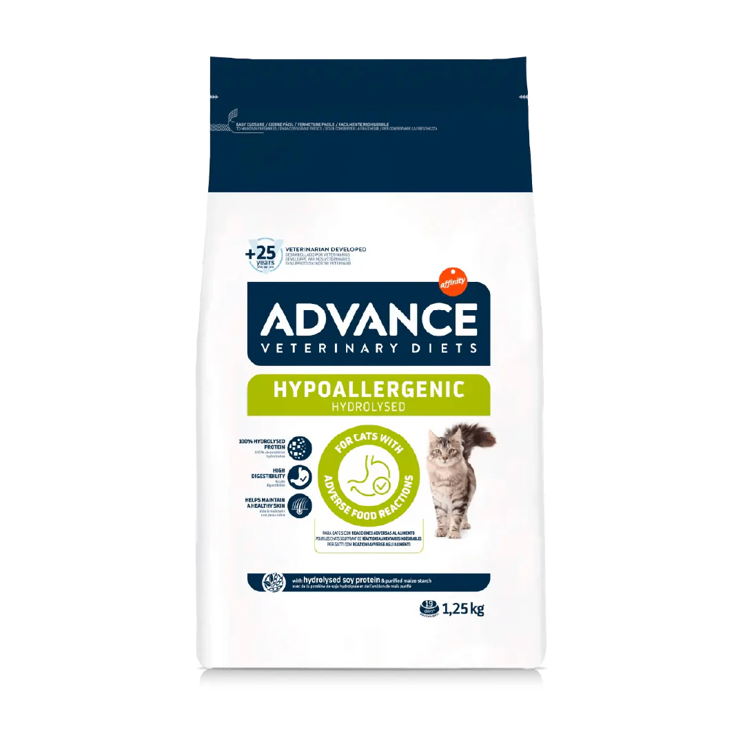 AdvanceNuevaPresentacionMesadetrabajo1copia63-100_1800x1800 Advance Veterinary Diets Hypoallergenic - Gatos con Alergias (1.25kg) - Imagen 1