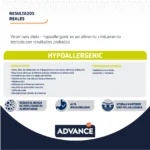 Advance Veterinary Diets Hypoallergenic - Gatos con Alergias (1.25kg) - Imagen 4