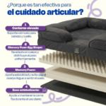 Cama Ortopédica Dogelthy - Memory Foam para Descanso Premium | Petify - Imagen 5