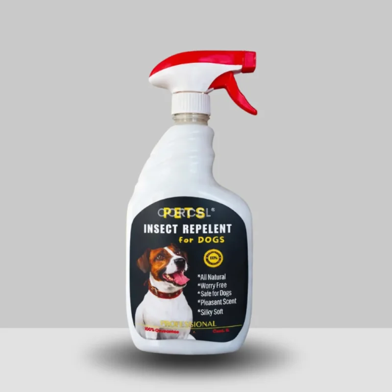 Repelente de moscas e insectos para perro