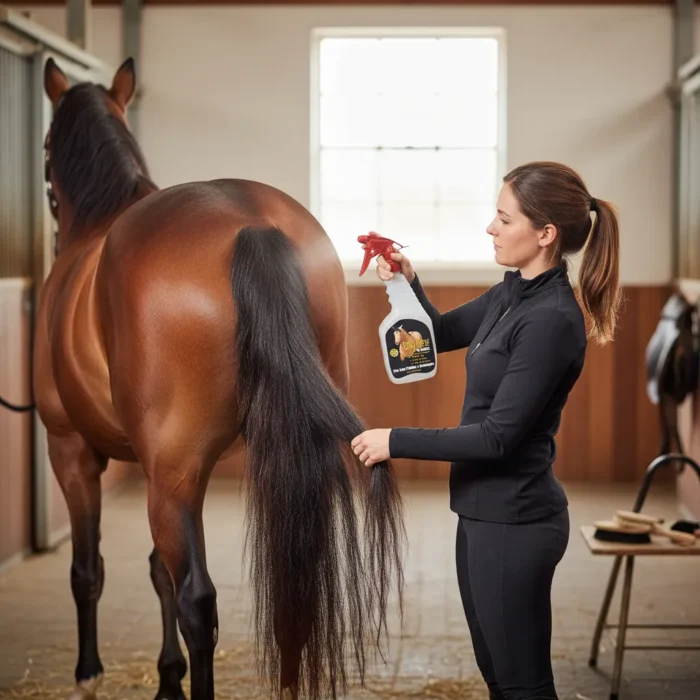 Acondicionador y desenredante de crines para caballo - Imagen 3