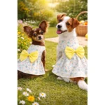 Vestido para Perra Ever-Fresh con Moño Floral y Frutal Tallas XS - Imagen 4