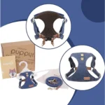 Set de Arnés y Correa Puppytie - Colección Denim Premium - Imagen 2