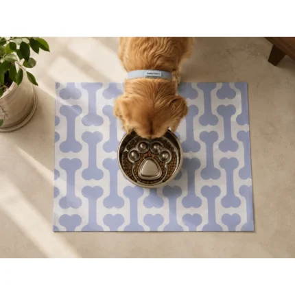Kit Alimentación Inteligente Premium para Perros | Comedero Lento 2 en 1 + Tapete Antideslizante