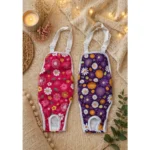 Set de 2 Pañales Reutilizables para Perra con Tirantes Ajustables Floral Talla Pequeña - Imagen 3