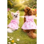 Vestido para Perra Ever-Fresh con Moño Floral y Frutal Tallas XS - Imagen 2