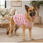 Suéter Tejido Premium para Perro con Diseño de Moños Rosa - Talla XL
