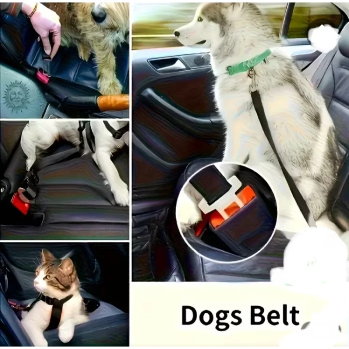 Combo Viaje Seguro Perro Cubreasiento Impermeable + Cinturón - Imagen 2