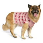 Suéter Tejido Premium para Perro con Diseño de Moños Rosa - Talla XL - Imagen 2