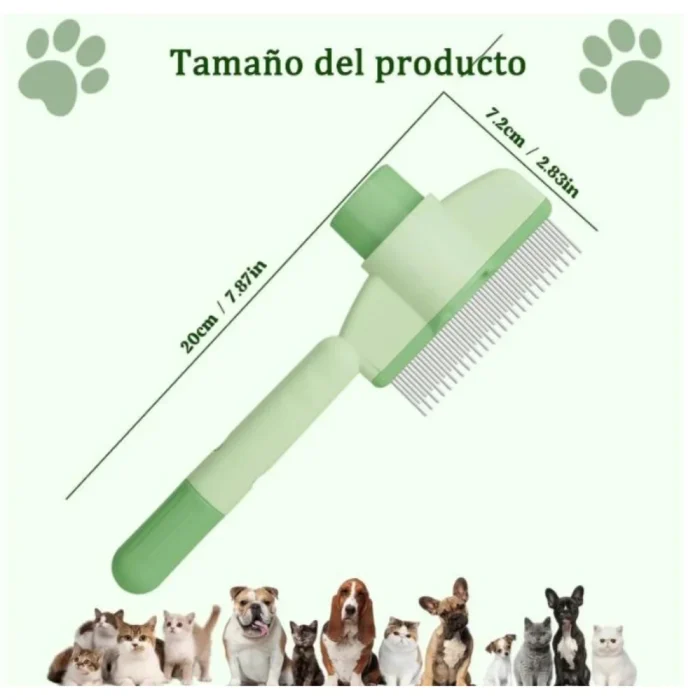 Cepillo Premium Autolimpiante para Perro y Gato | Diseño Coreano - Imagen 2